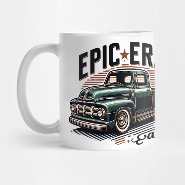 Classic vintage pickup truck, Epic Era by Vehicles-Art